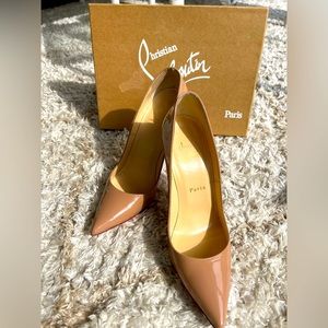 Christian Louboutin So Kate 120mm Nude Size 38